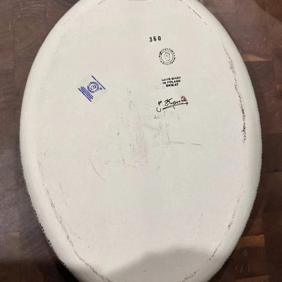 Polish Pottery Unikat large baking dish 13.5” x 10” - Picture 2 of 4